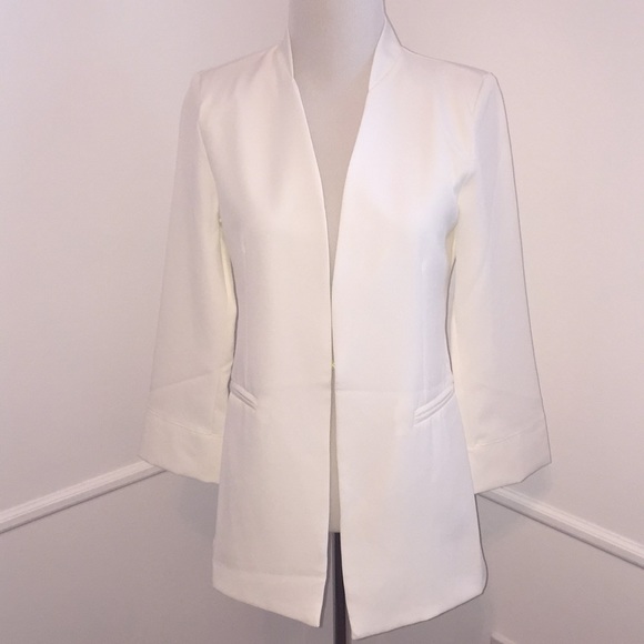 Pronto Moda Jackets & Blazers - Pronto Moda White Blazer